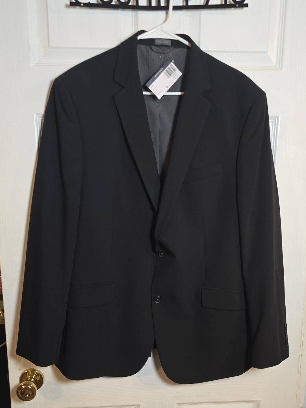 Madison 46R Men's Dark Blue Two-Button Suit Blazer